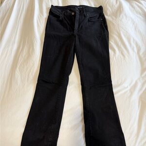Joe's Jeans Black Flare Wide Leg Jeans